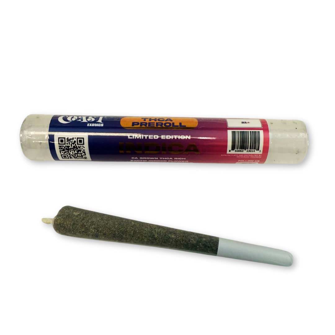 Midnight Rider- 1g Indica Thca Infused Diamond Tipped Preroll