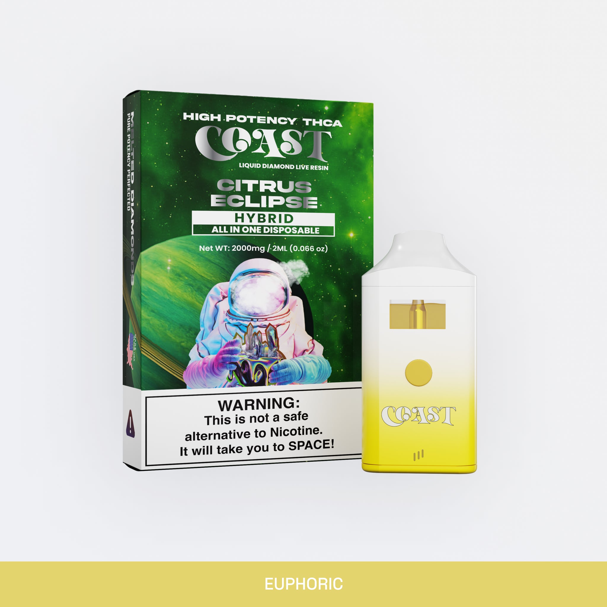 THCA 2ml Citrus Eclipse - 2ml Disposable THCA Vape