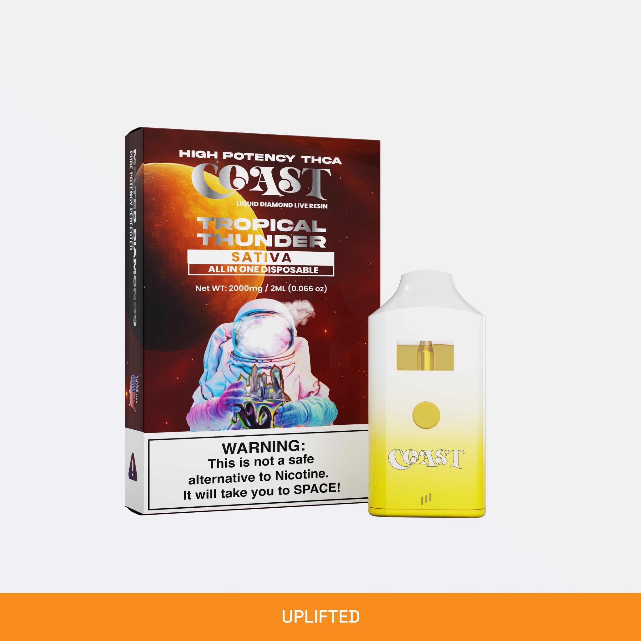 THCA Vape | Tropical Thunder 2ml Disposable Coast Smokes THCA Vape | Tropical Thunder 2ml Disposable Coast Smokes