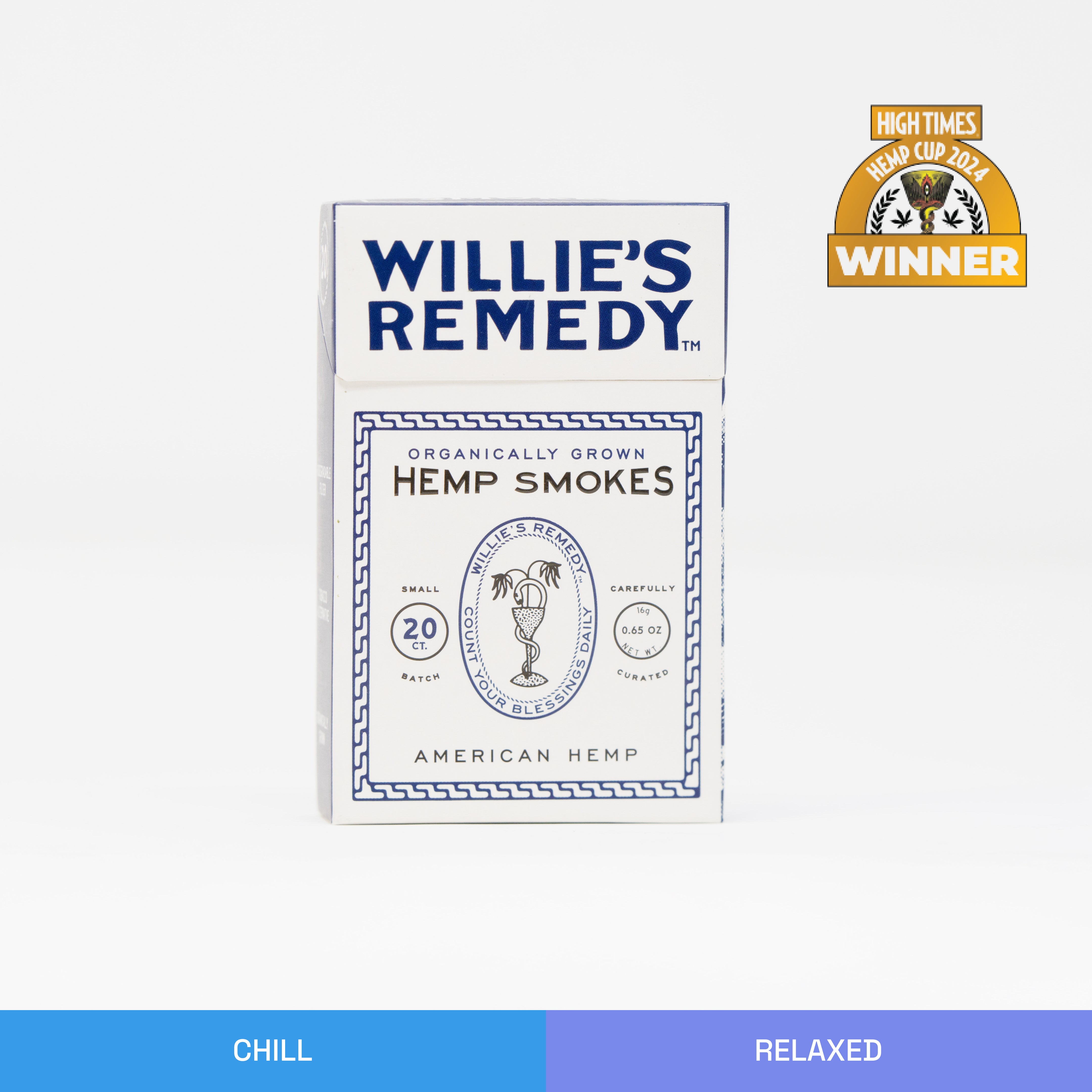 Willie's Remedy Hemp Smokes 20pk