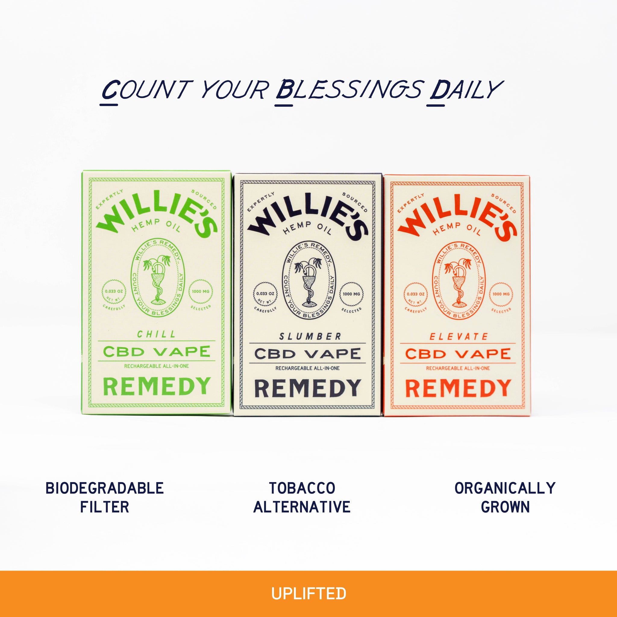 Elevate Willie's remedy vape