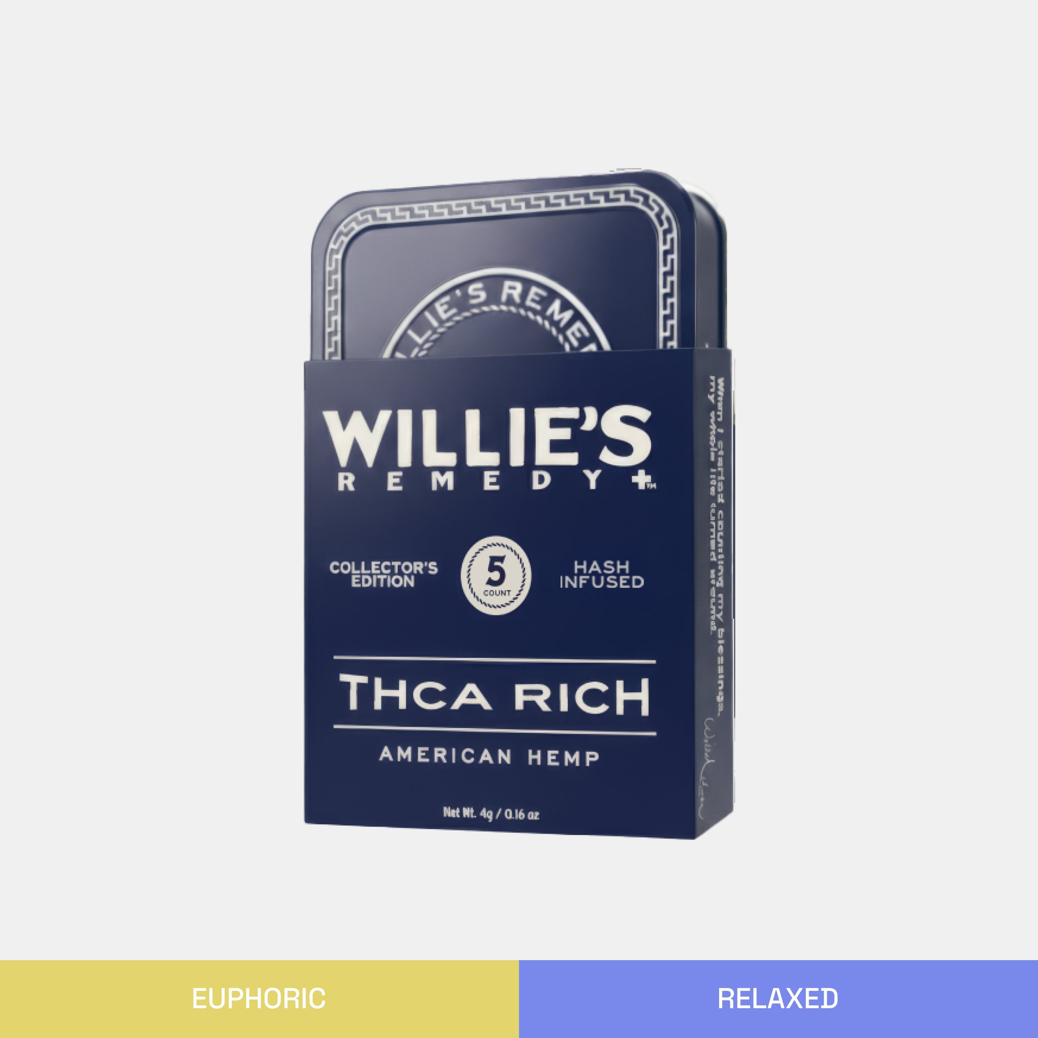 Willie’s Remedy+ THCA Rich 5ct Tin Cans